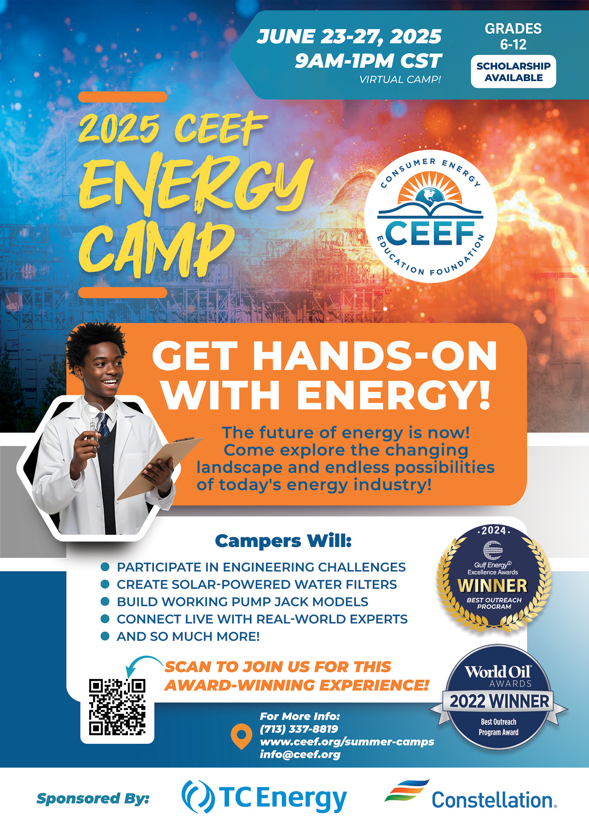 2025 CEEF Virtual Summer Camp FREE Registration